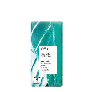 Vivani Pfefferminz Schokolade, 100 gr Stück